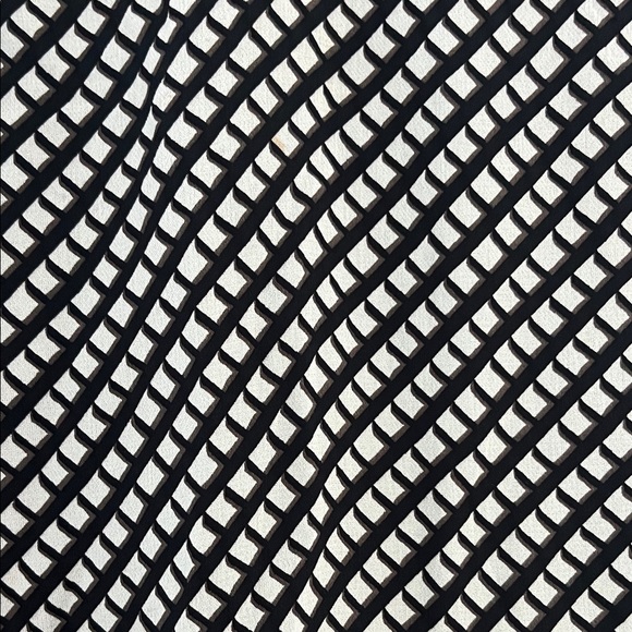 J. Crew Black and White Geometric Mini Dress Size 4 - Picture 3 of 5